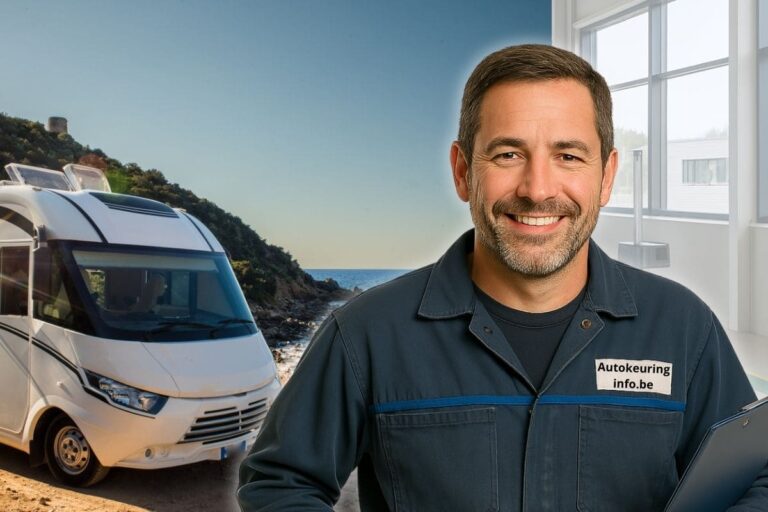Keuring van een camper